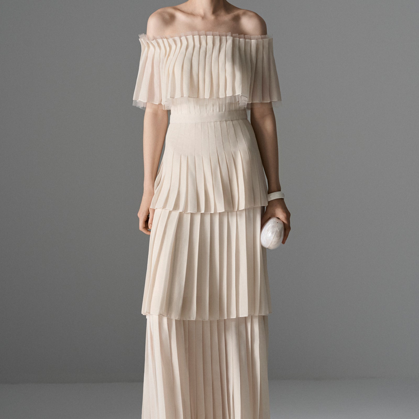 Ethereal Pleated Maxi Dress - MEAN BLVD
