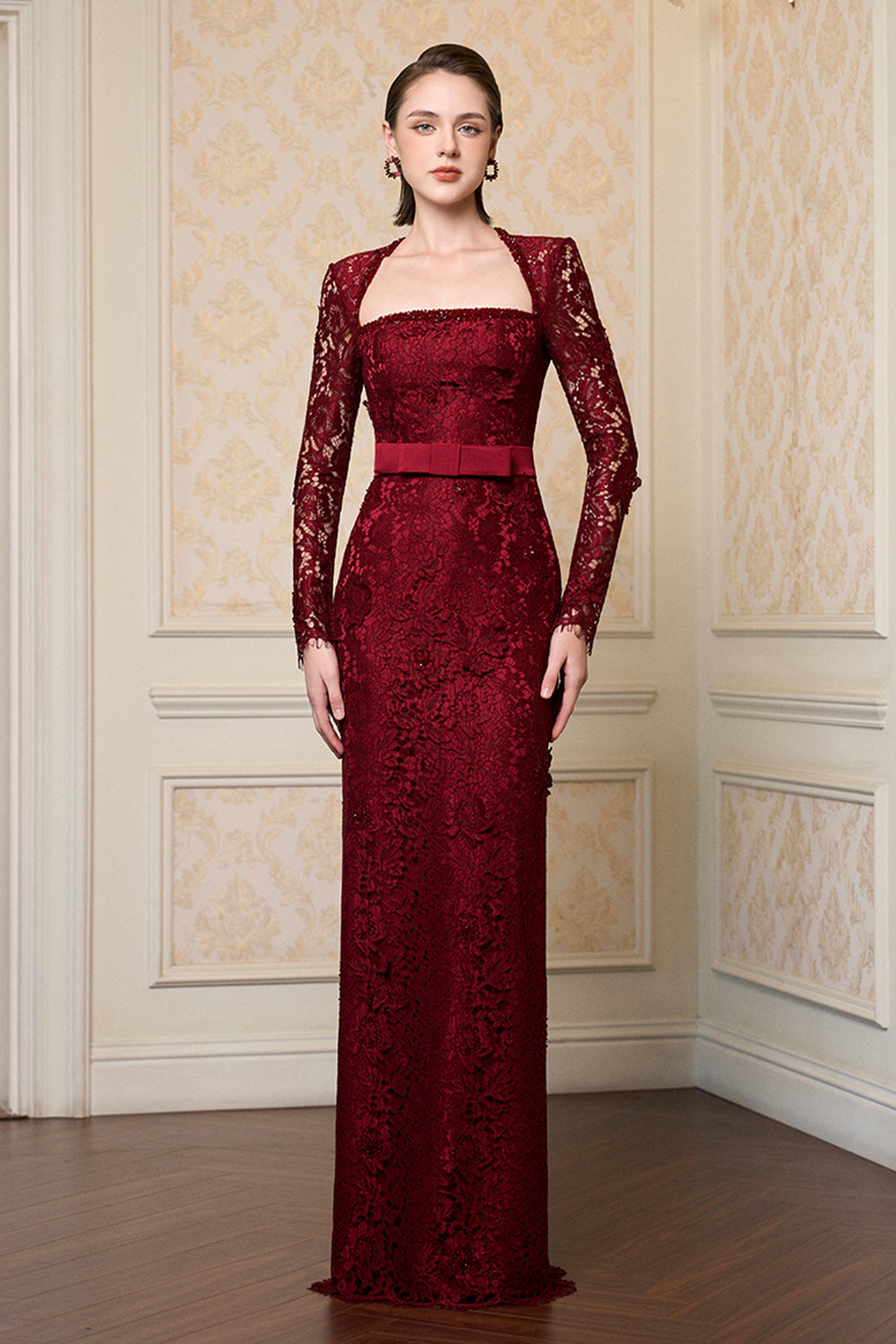 Étoile Trapeze Neck Maxi Dress - MEAN BLVD