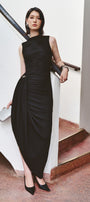 Etre Ruched Midi Dress - MEAN BLVD