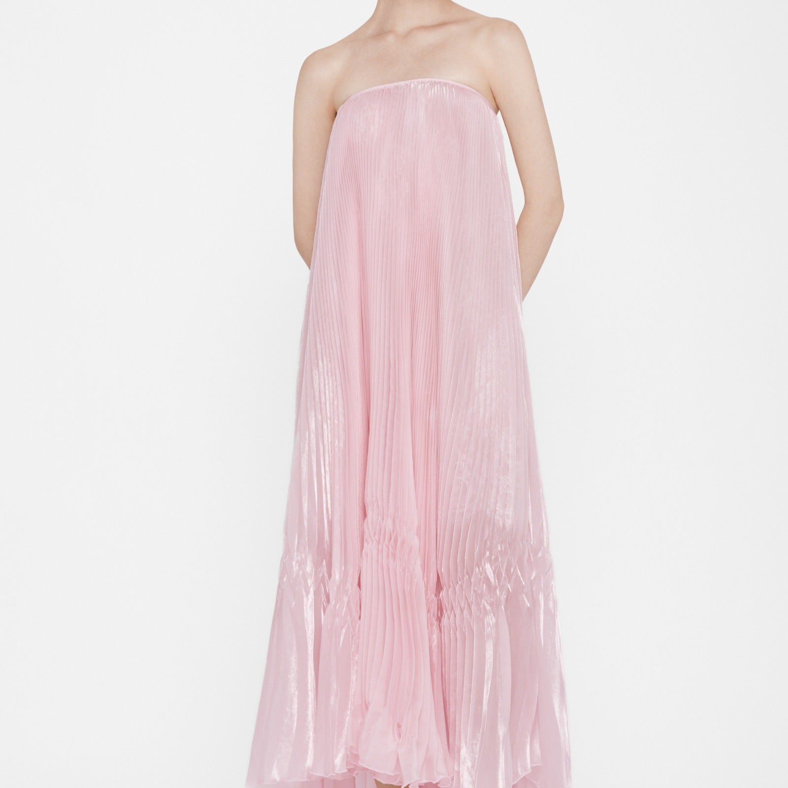 Evelina Pleated Maxi Dress - MEAN BLVD