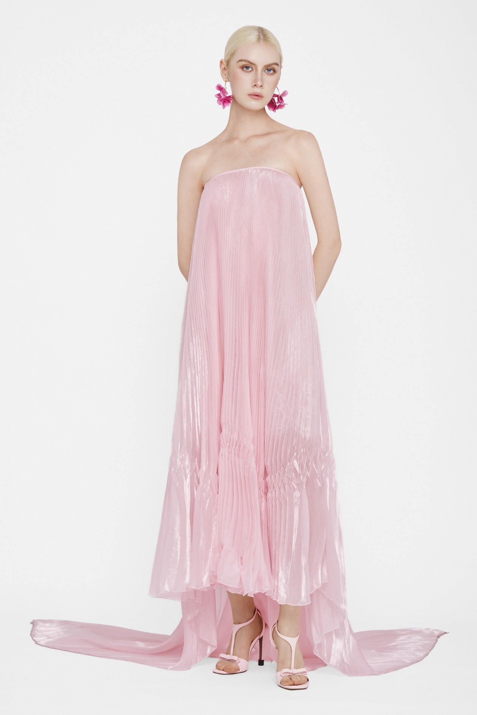 Evelina Pleated Maxi Dress - MEAN BLVD