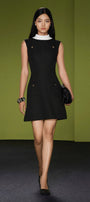 Evelisse High Neck Mini Dress - MEAN BLVD