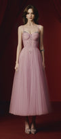 Evelyn Sweetheart Midi Dress - MEAN BLVD