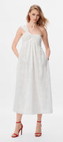 Éviane One Shoulder Midi Dress - MEAN BLVD