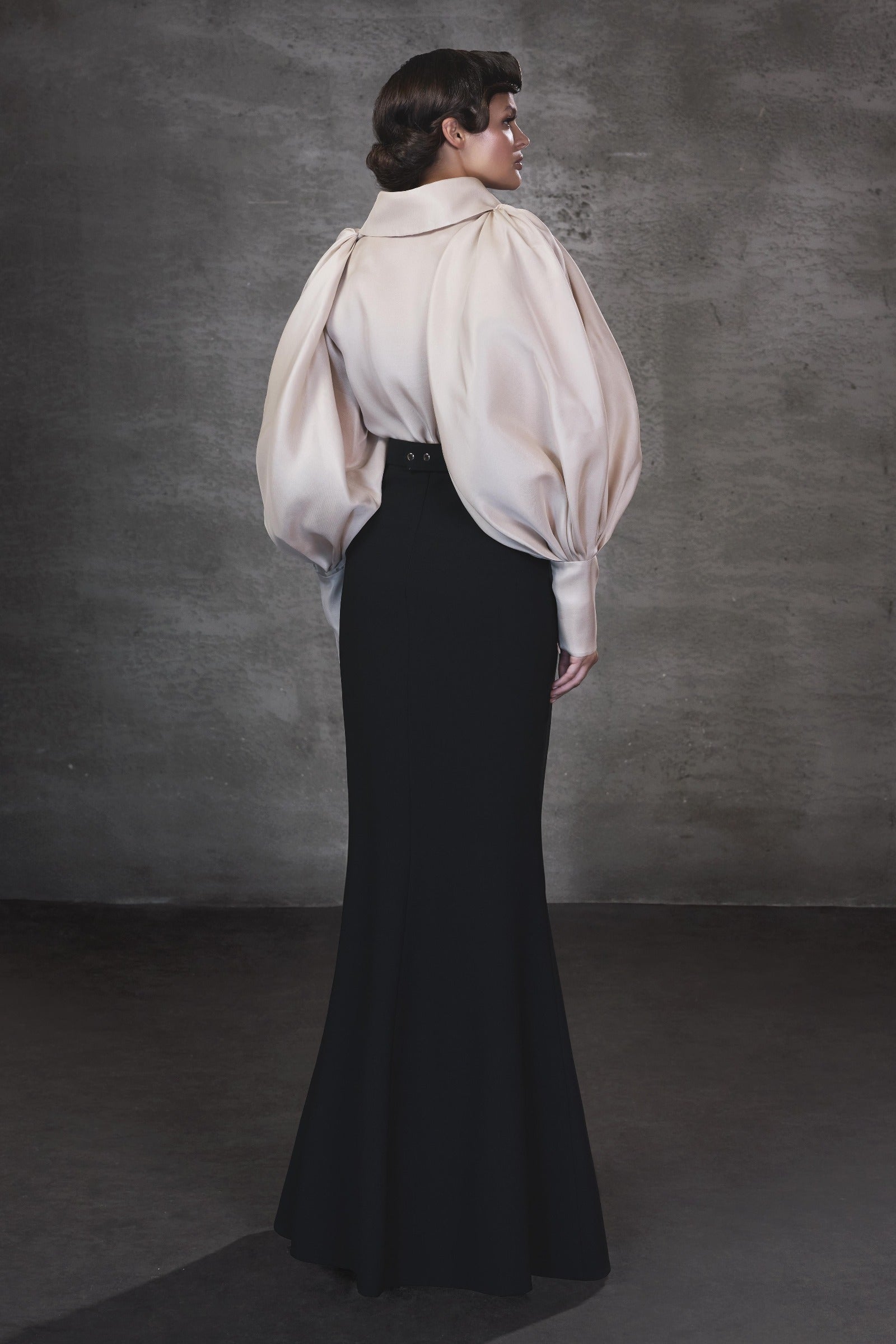 Oriane Leg Of Mutton Sleeve Set