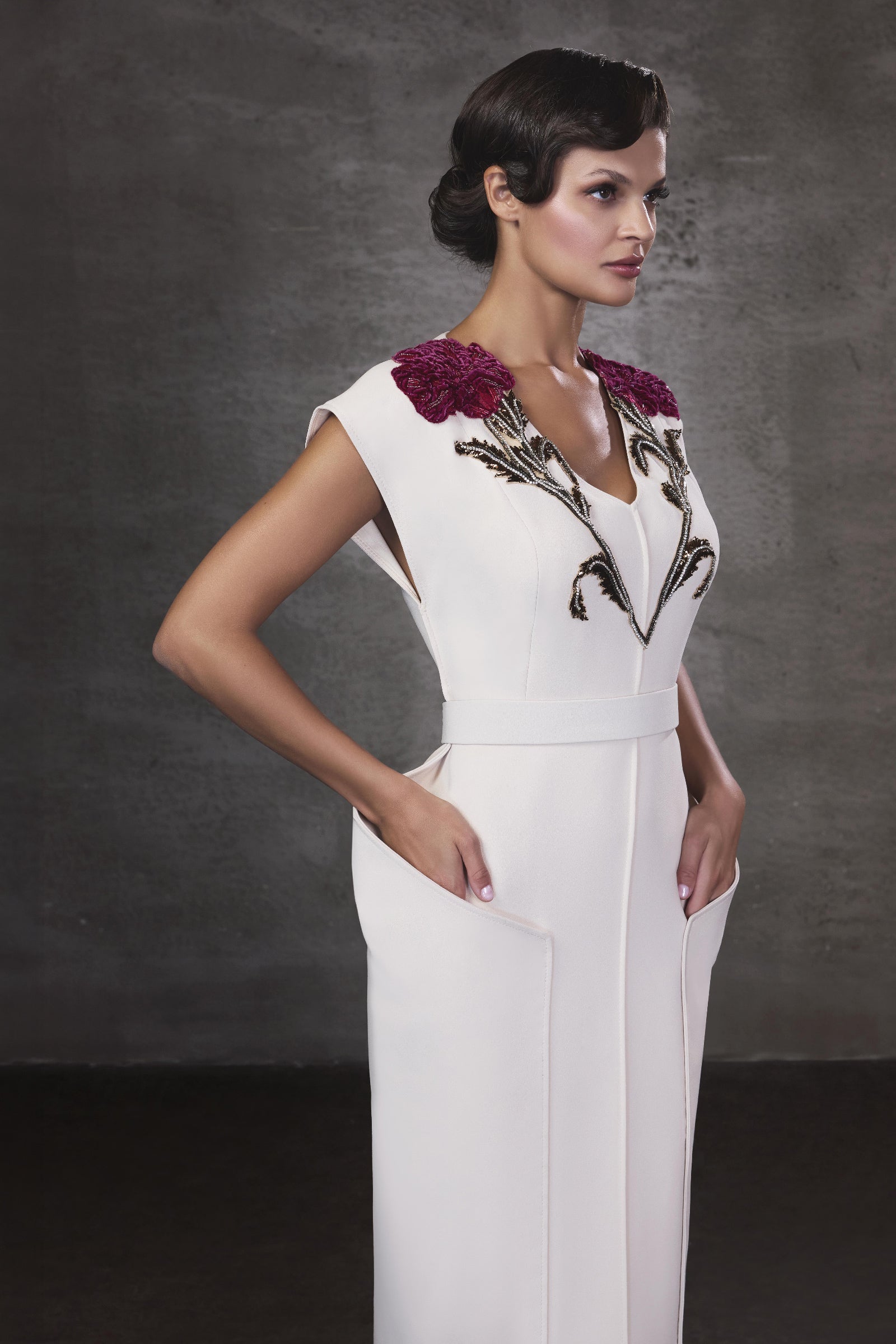Isleen Applique Maxi Dress