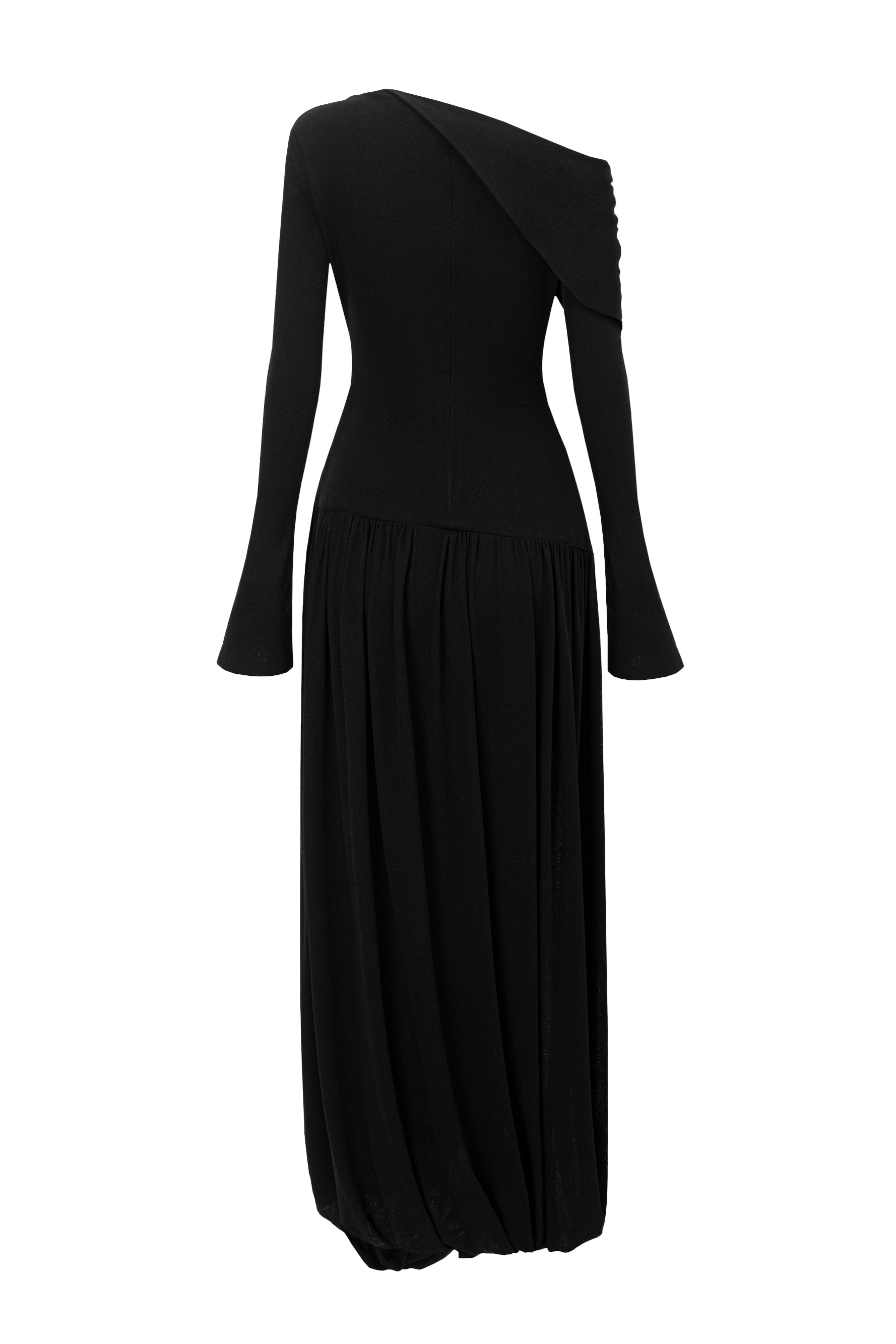 Noa A-line Gathering Maxi Dress