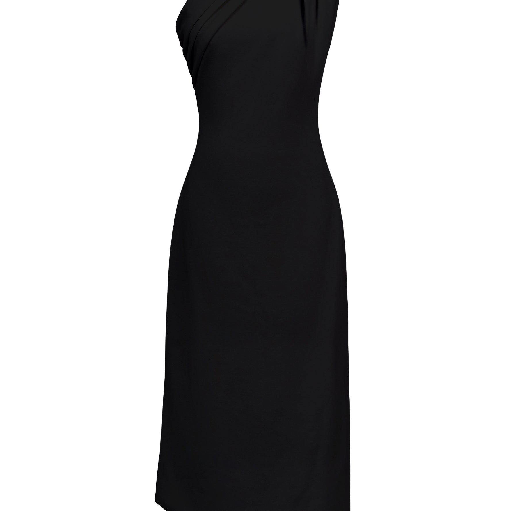 Lea One Shoulder Draped Maxi Dress