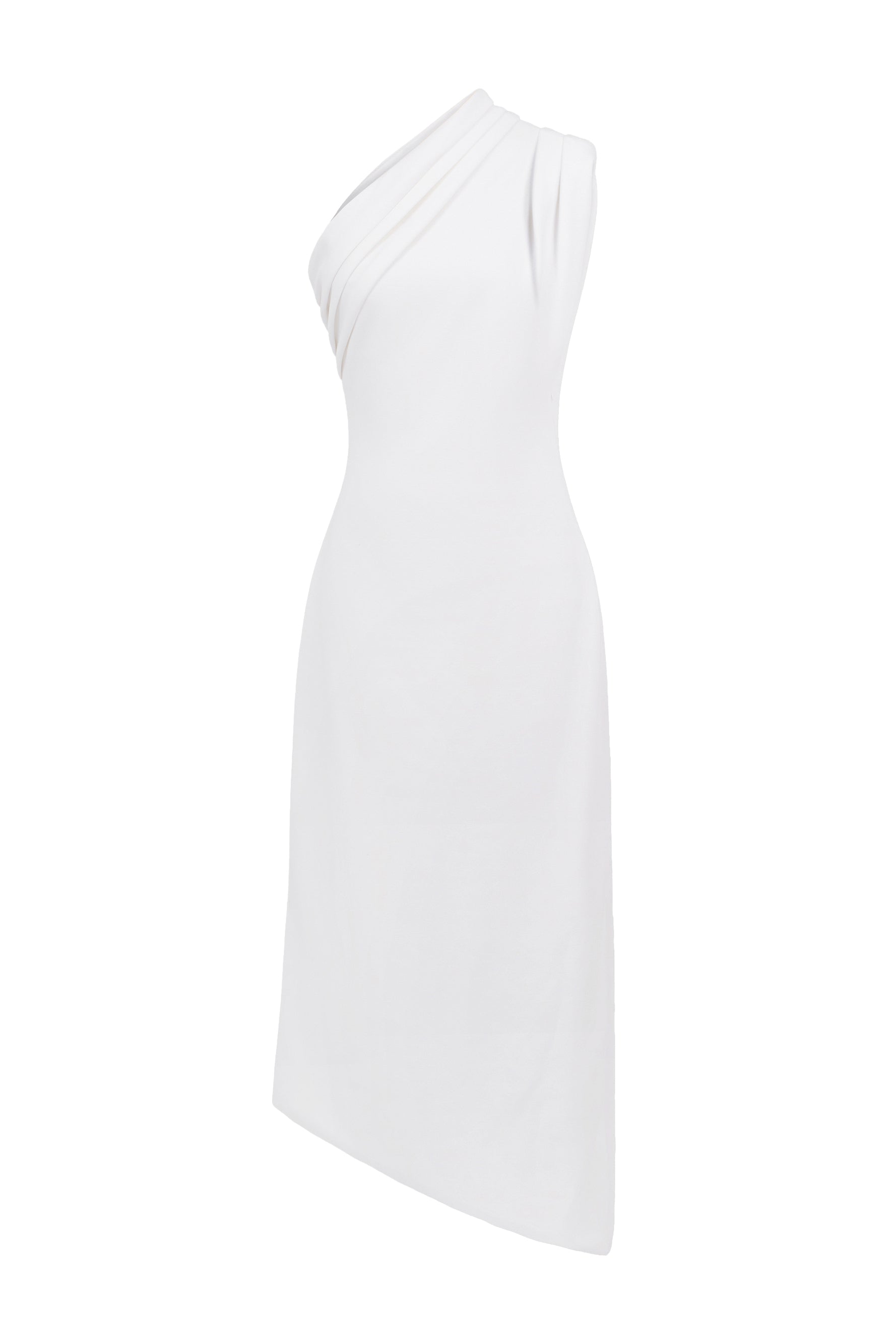 Lea One Shoulder Draped Maxi Dress