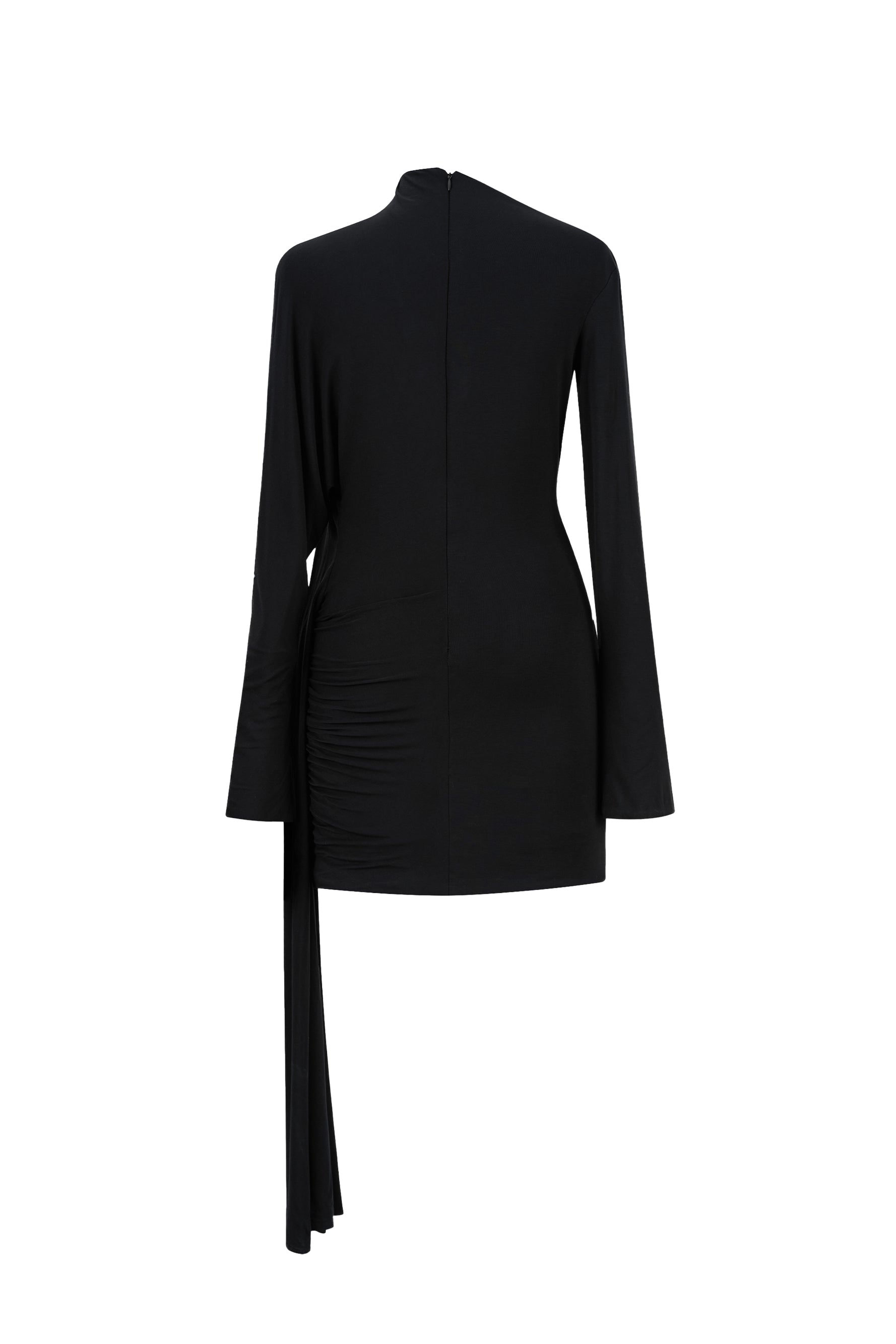 Arche Bodycon Gathering Mini Dress