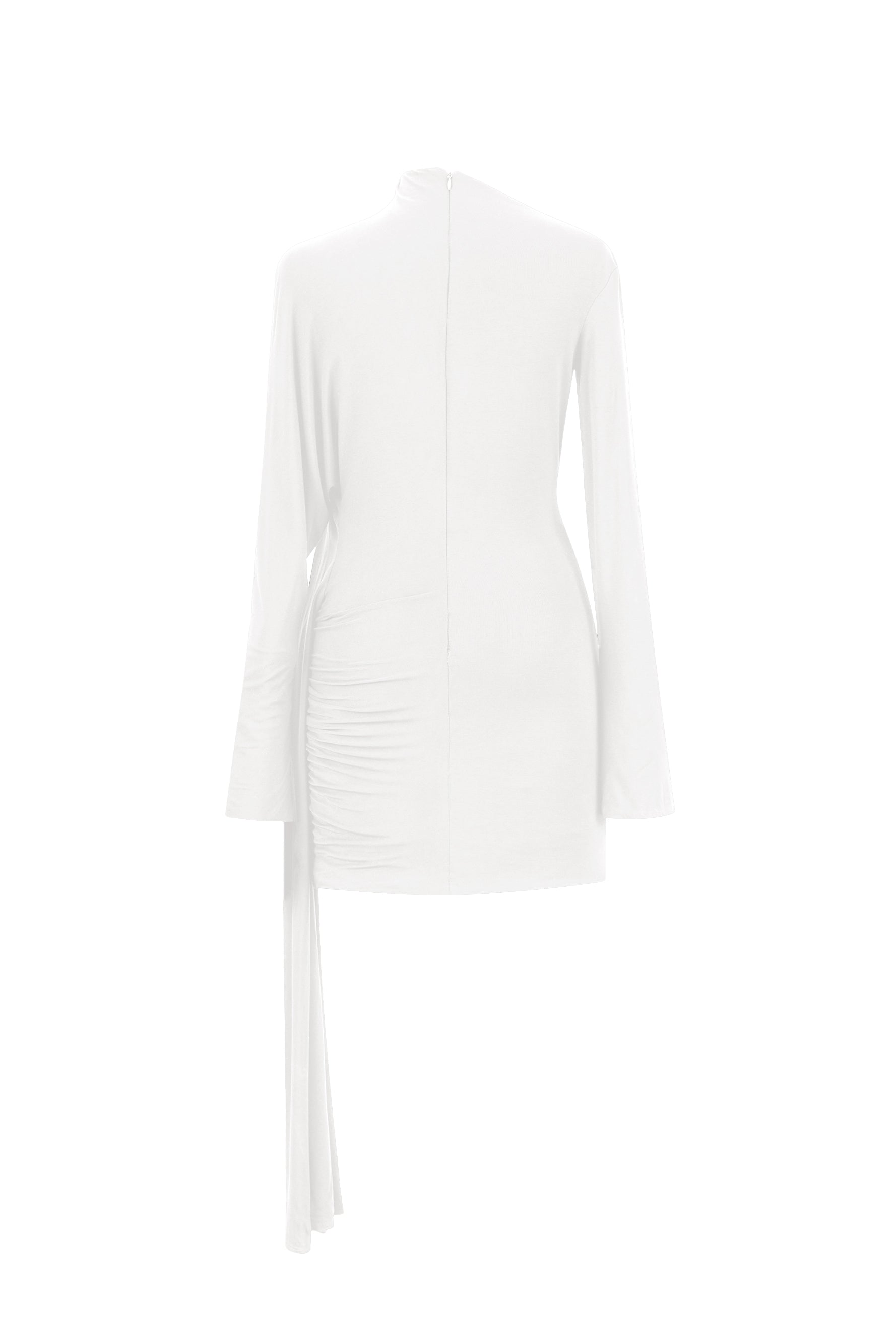 Arche Bodycon Gathering Mini Dress
