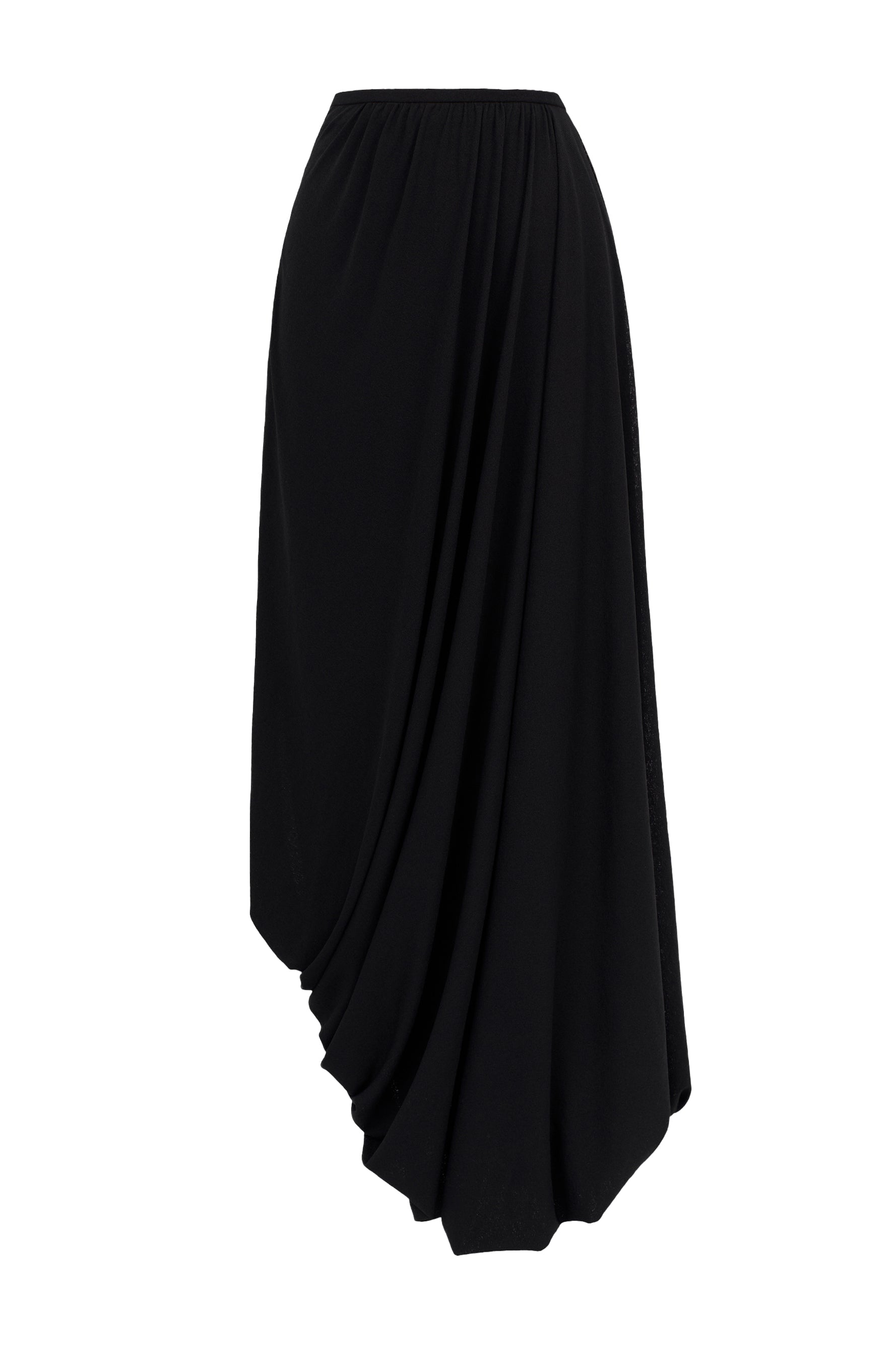 Ciel Asymmetric Draped Skirt