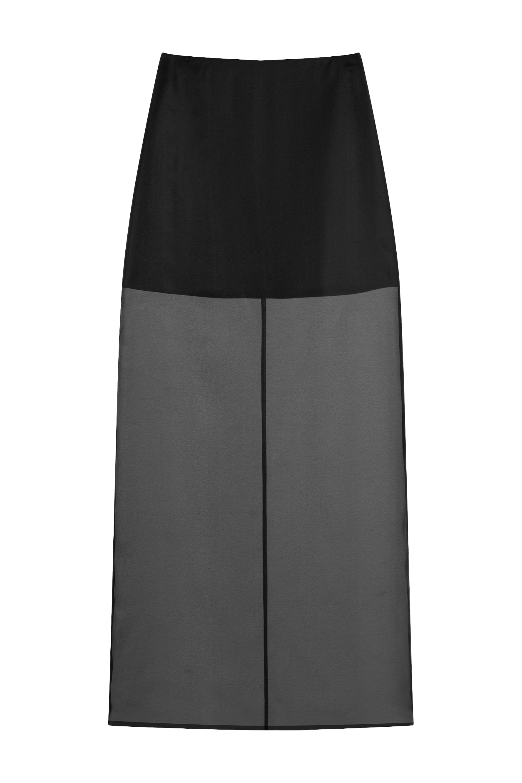 Talia Straight Organza Skirt