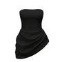 Sora Straight Across Draped Top