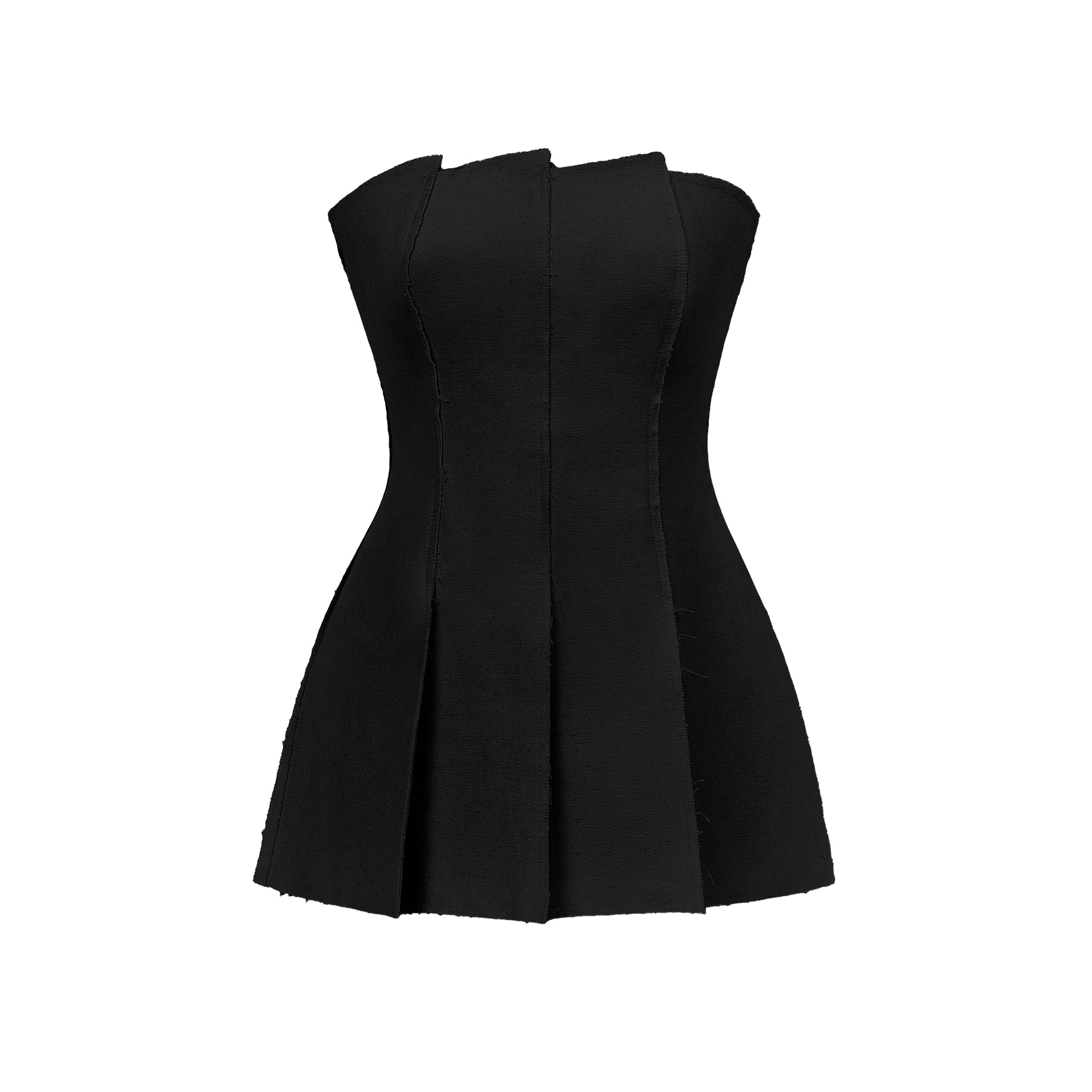 Lael Straight Across Pin Tuck Top