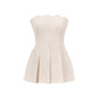 Lael Straight Across Pin Tuck Top