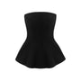 Aria Peplum Polyester Top