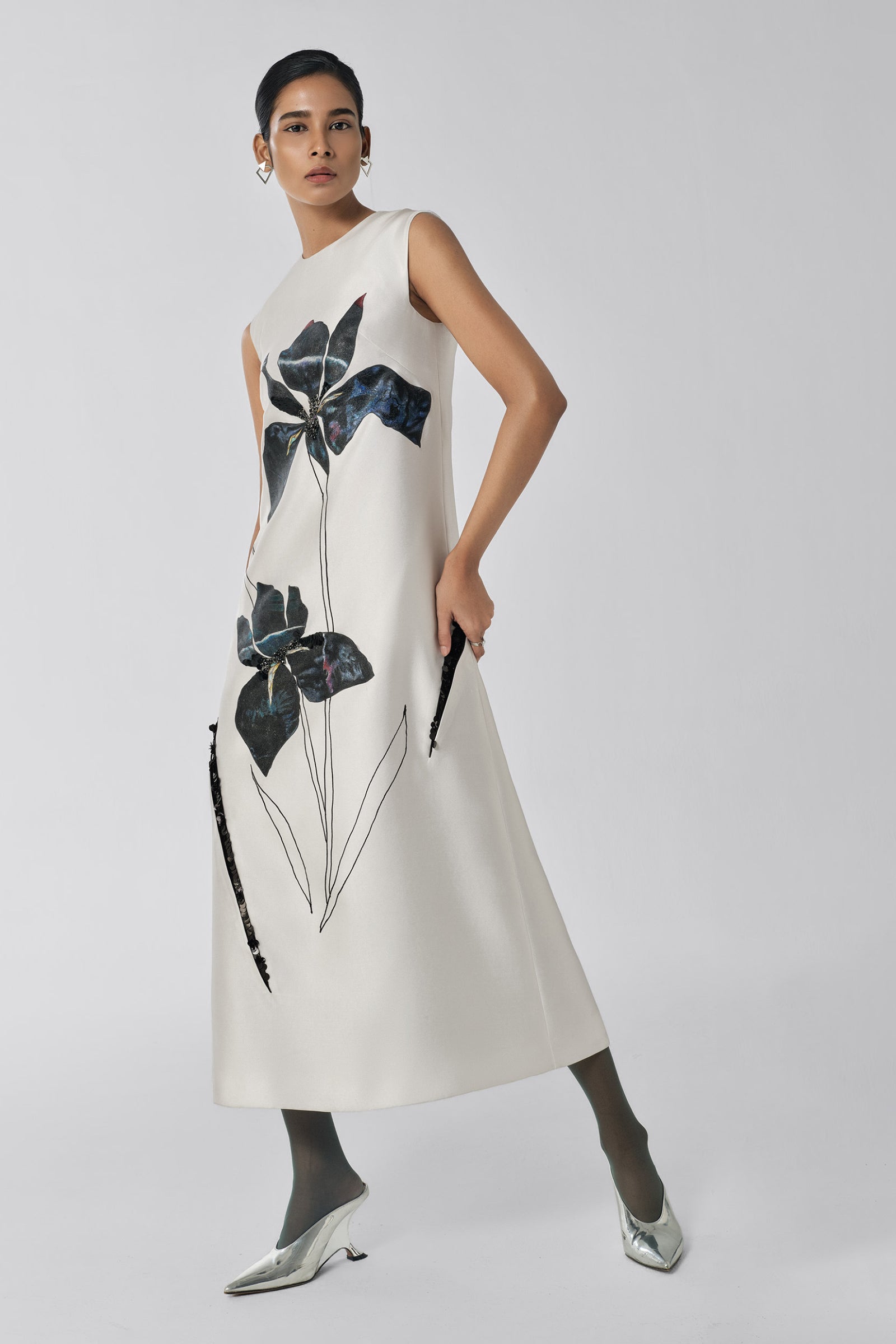 Pentiento Sequin Midi Dress