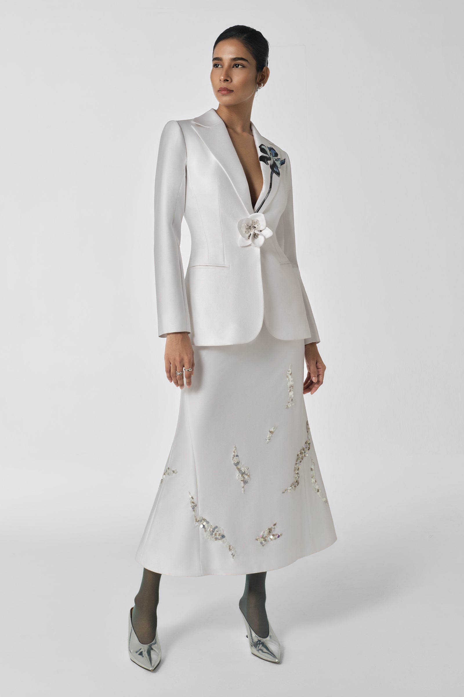 Gesso Applique Blazer