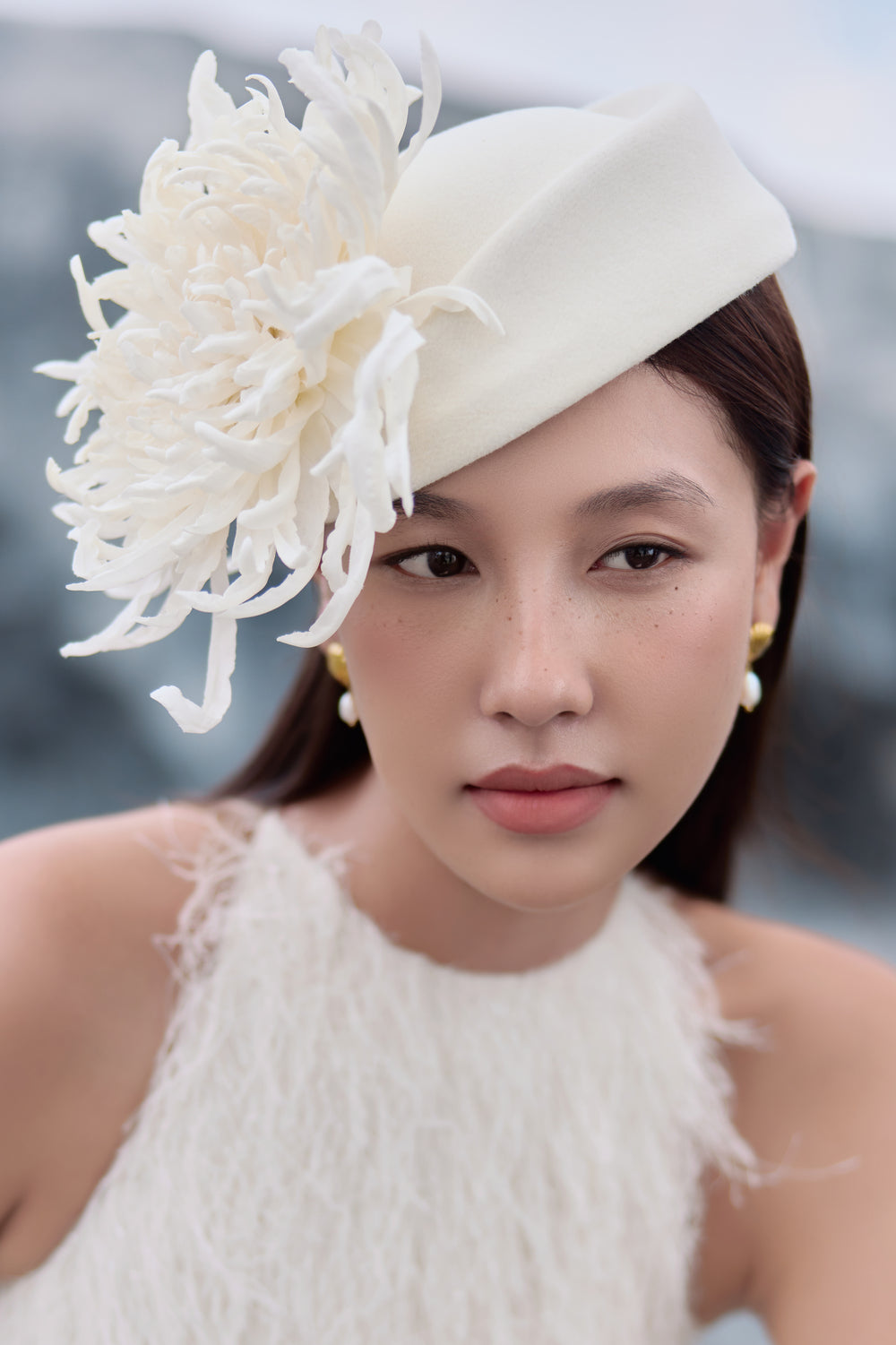 Ivory Fleece Hat