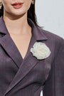 Lydia Floral Linen Brooch