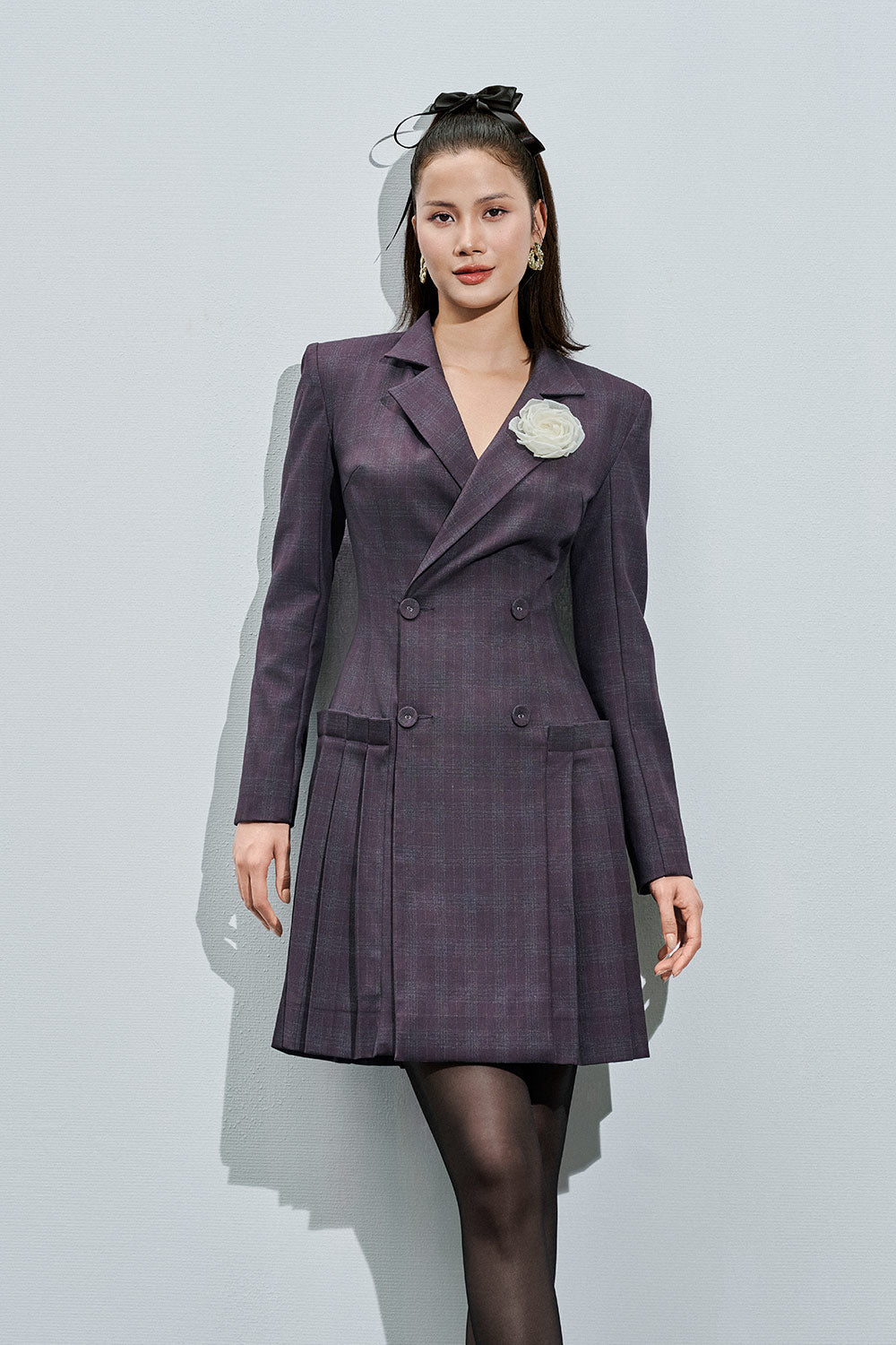 Lydia Floral Linen Brooch