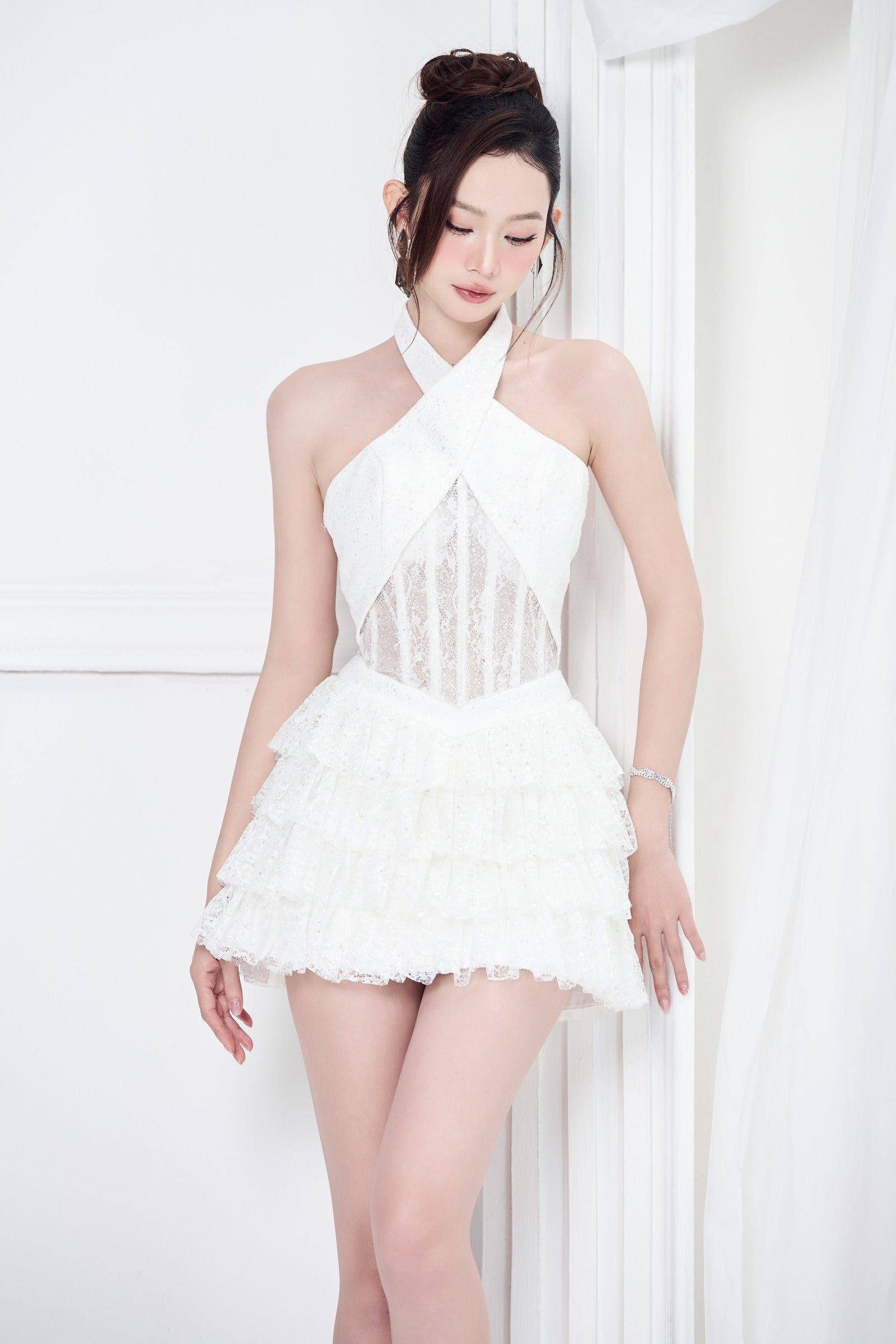 Fairy Ruffle Mini Dress - MEAN BLVD