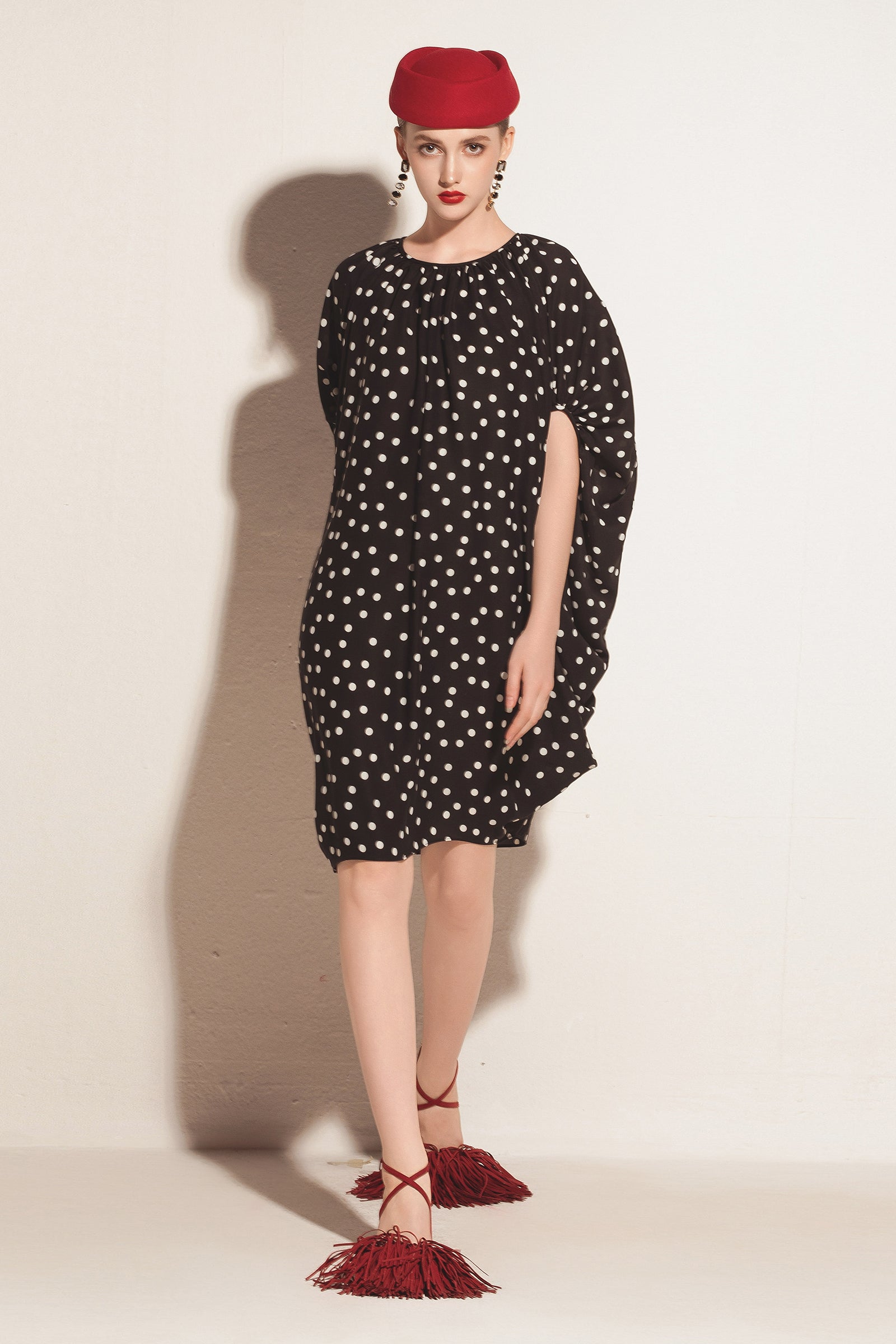 Falenne Blouson Midi Dress - MEAN BLVD