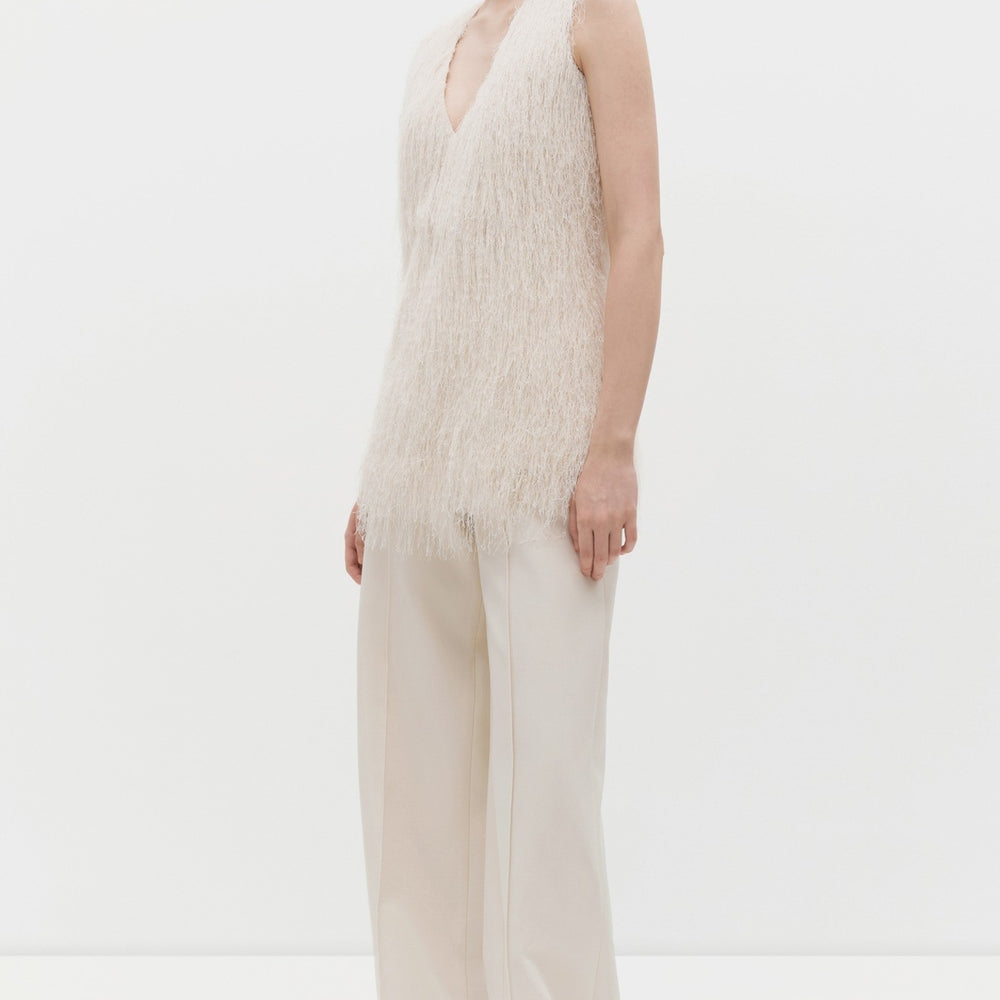 Farrah Straight Polycotton Pants - MEAN BLVD