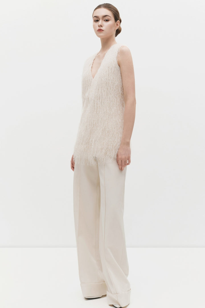 Farrah Straight Polycotton Pants - MEAN BLVD