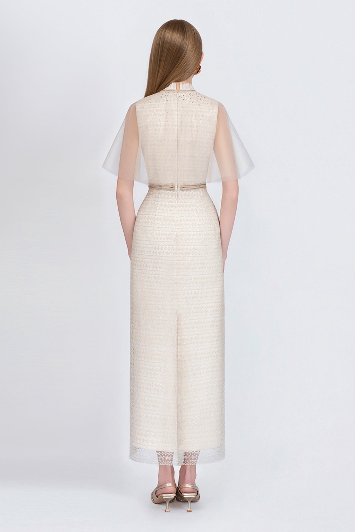 Finette High Neck Midi Dress