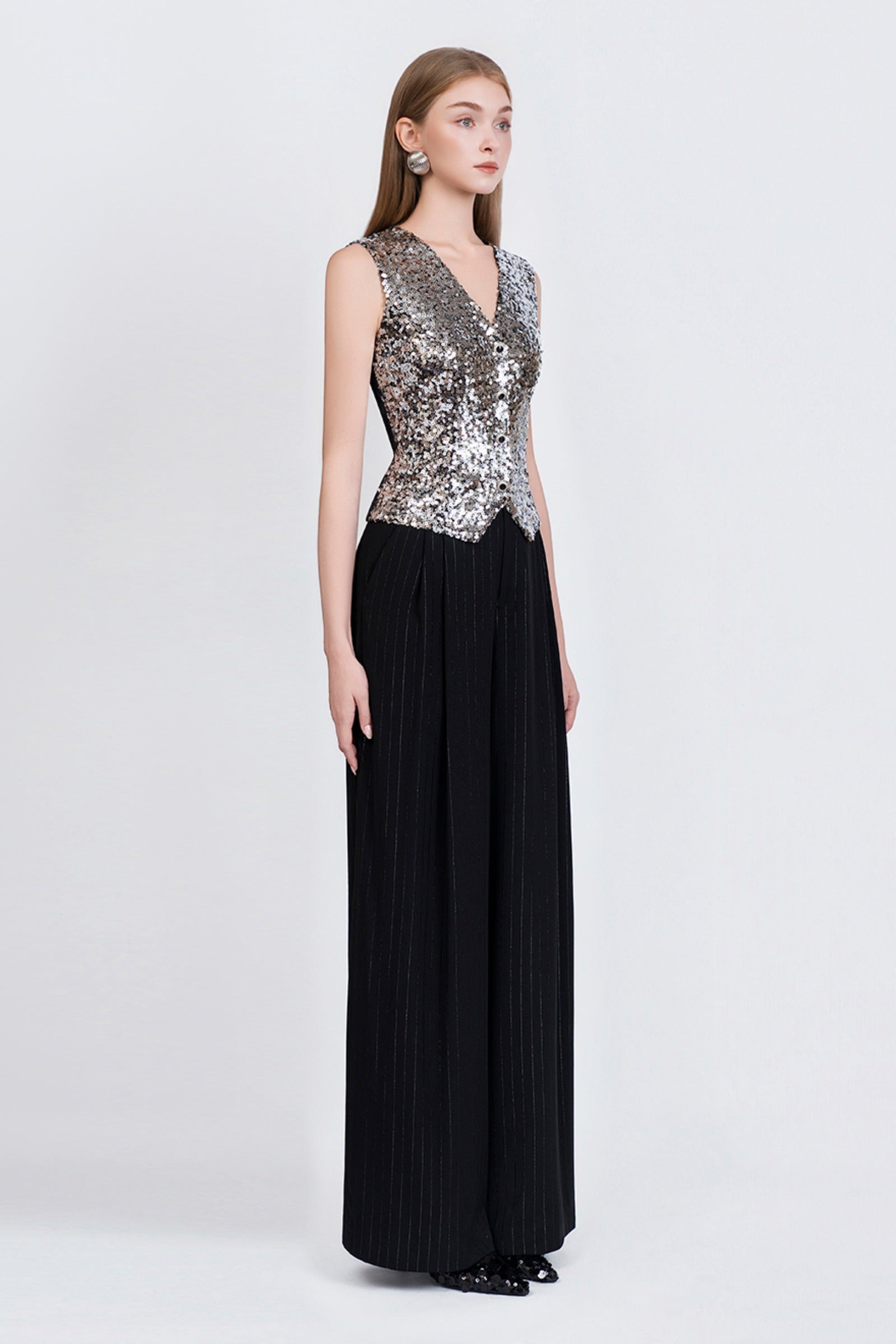Finette Sequin Vest