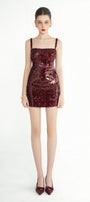 Fire Fly Square Neck Mini Dress - MEAN BLVD