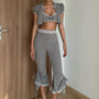 Flare Ruffle Top - MEAN BLVD