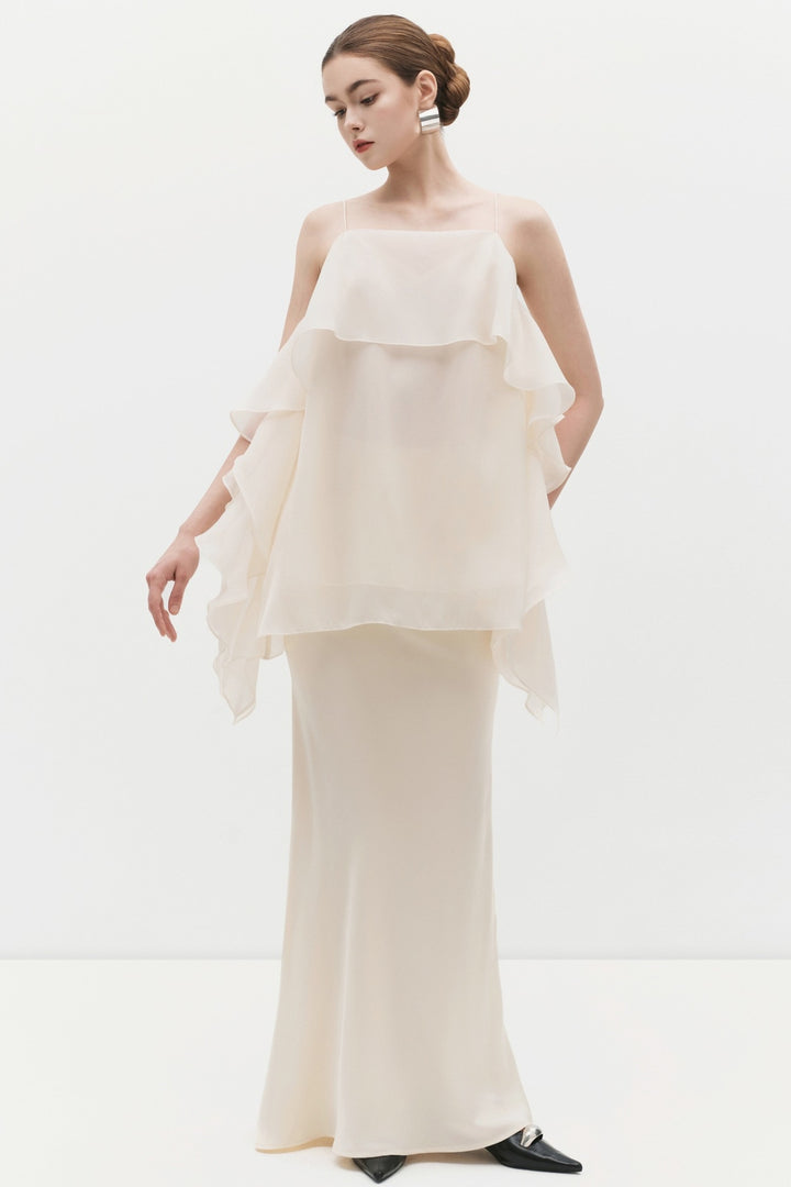 Flexible Straight Draped Skirt - MEAN BLVD