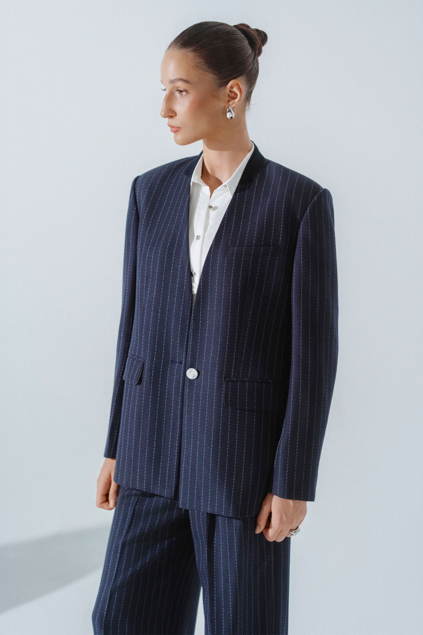 Floe Lapelless Blazer - MEAN BLVD