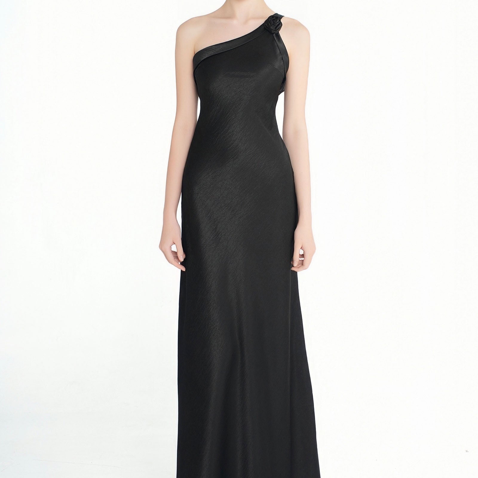 Floraine One Shoulder Maxi Dress - MEAN BLVD