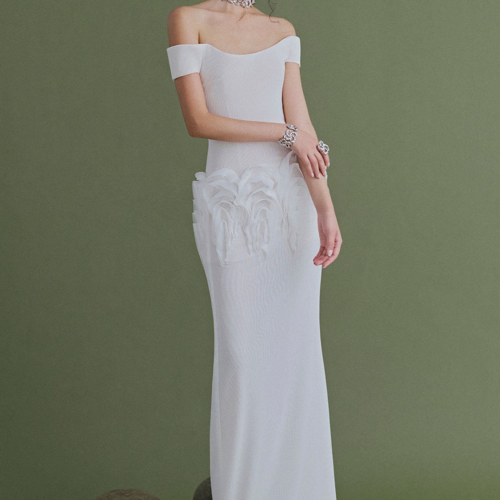 Forme Applique Maxi Dress - MEAN BLVD