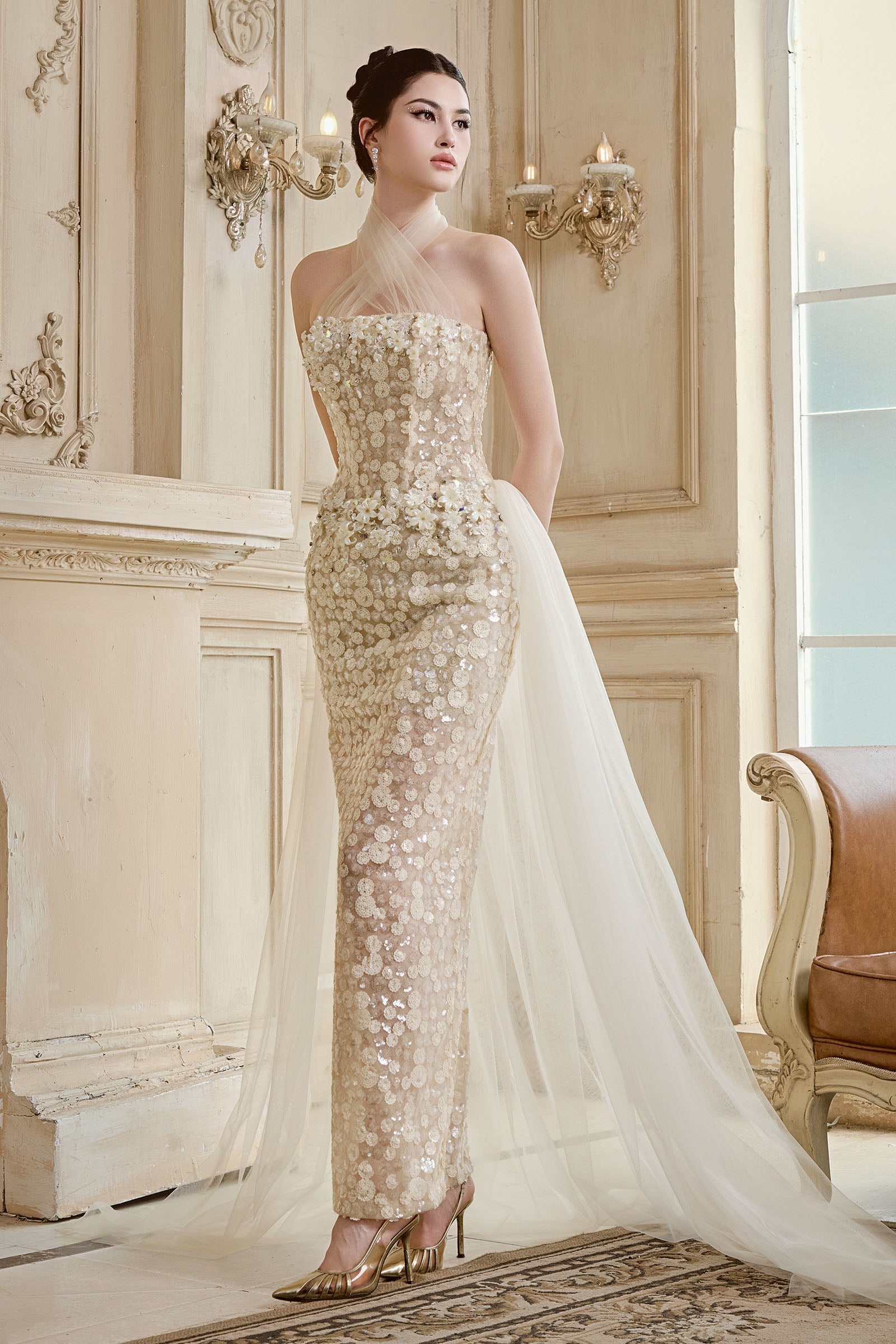 Serelune Sequin Maxi Dress