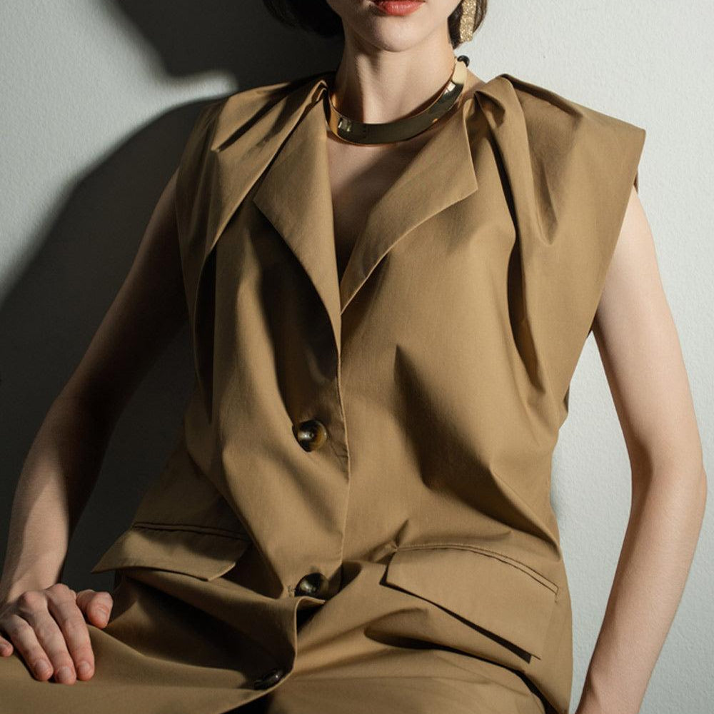 Aspyn Straight Cap Sleeved Cotton Mini Dress