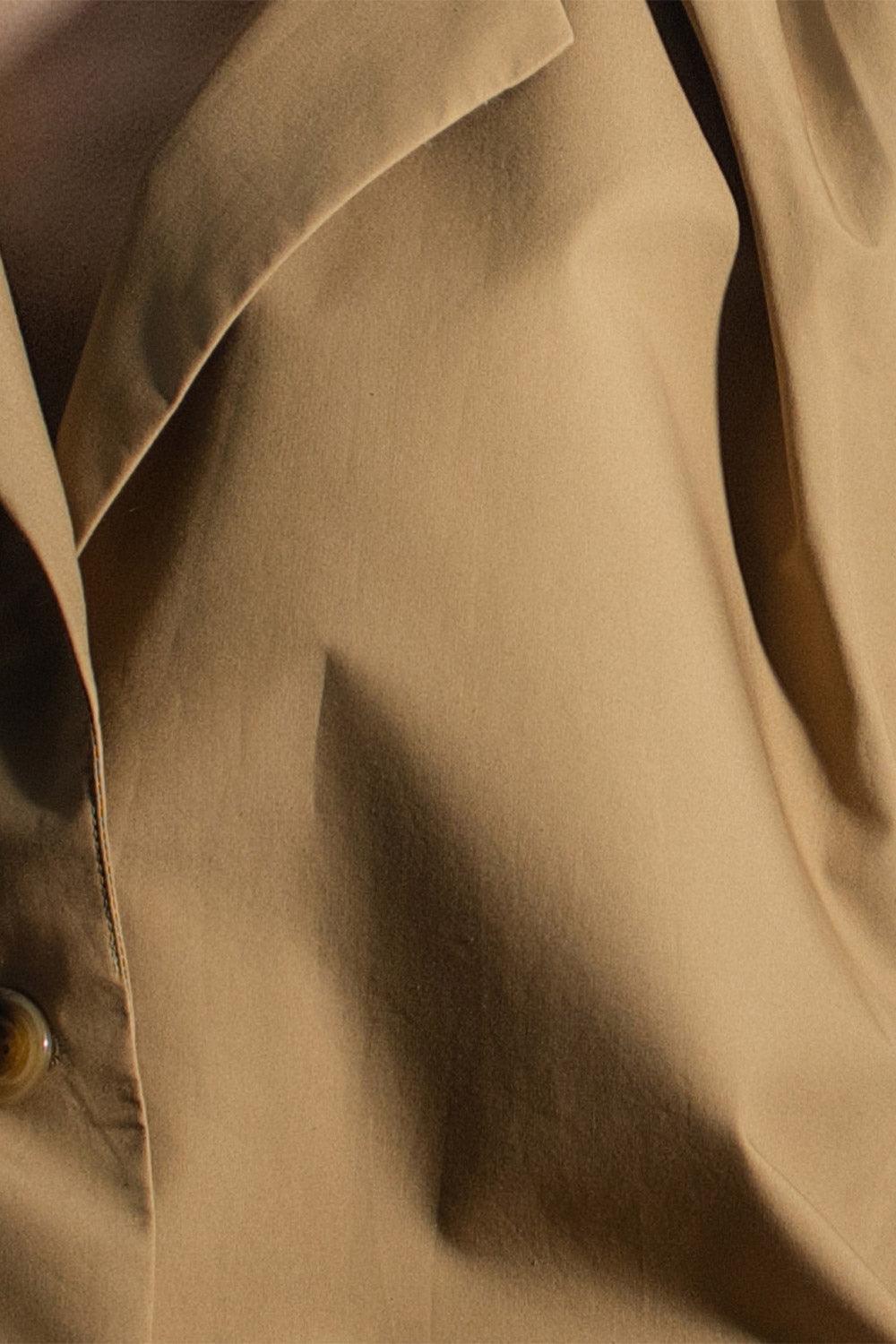 Aspyn Straight Cap Sleeved Cotton Mini Dress