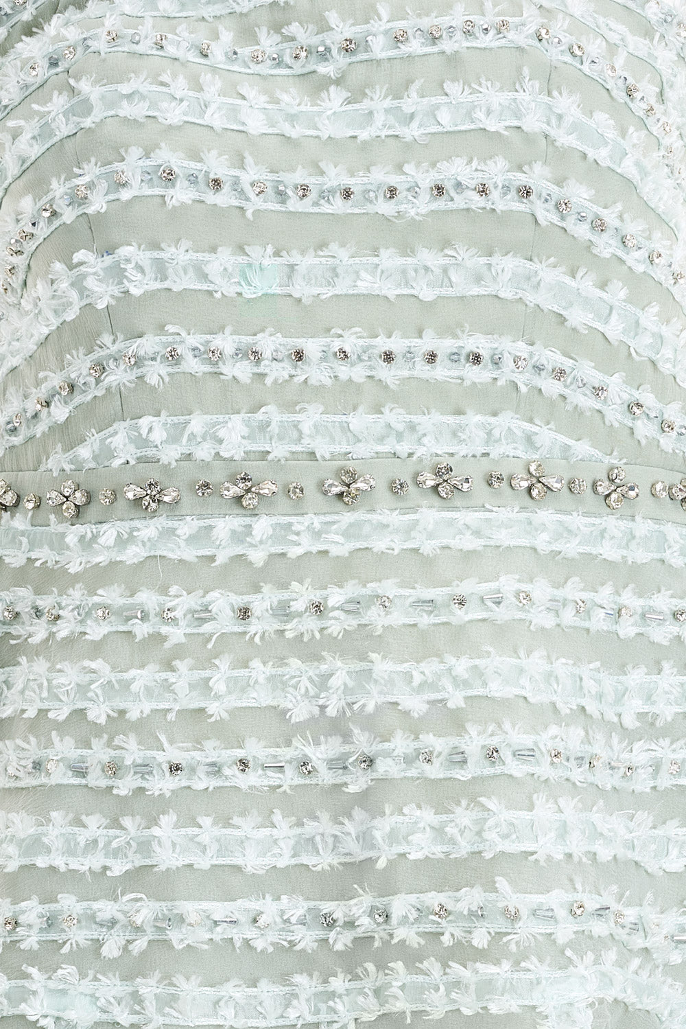 Birdie Fit and Flare Stone Organza Maxi Dress