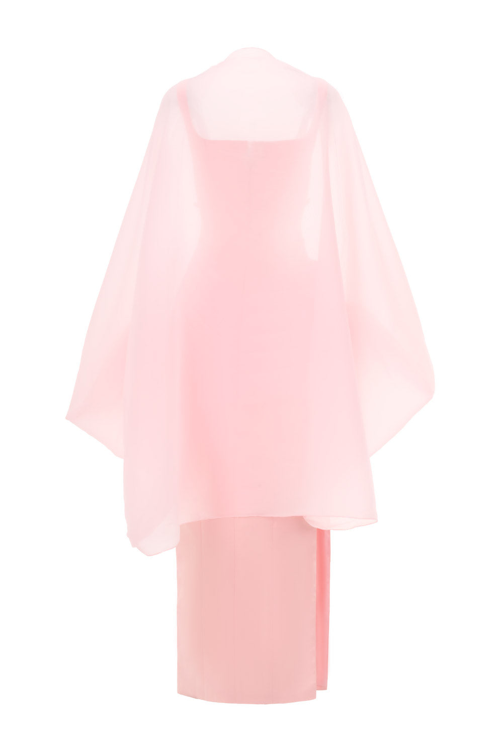 Women's Sylvia Sheath Square Neck Twill Floor Length Dress XXS/XS