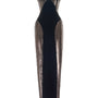 Vivenda Sheath Semi-Heart Neck Wool Cotton Midi Dress