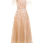 Flyxie Gathered Open Shoulder Lace Midi Dress