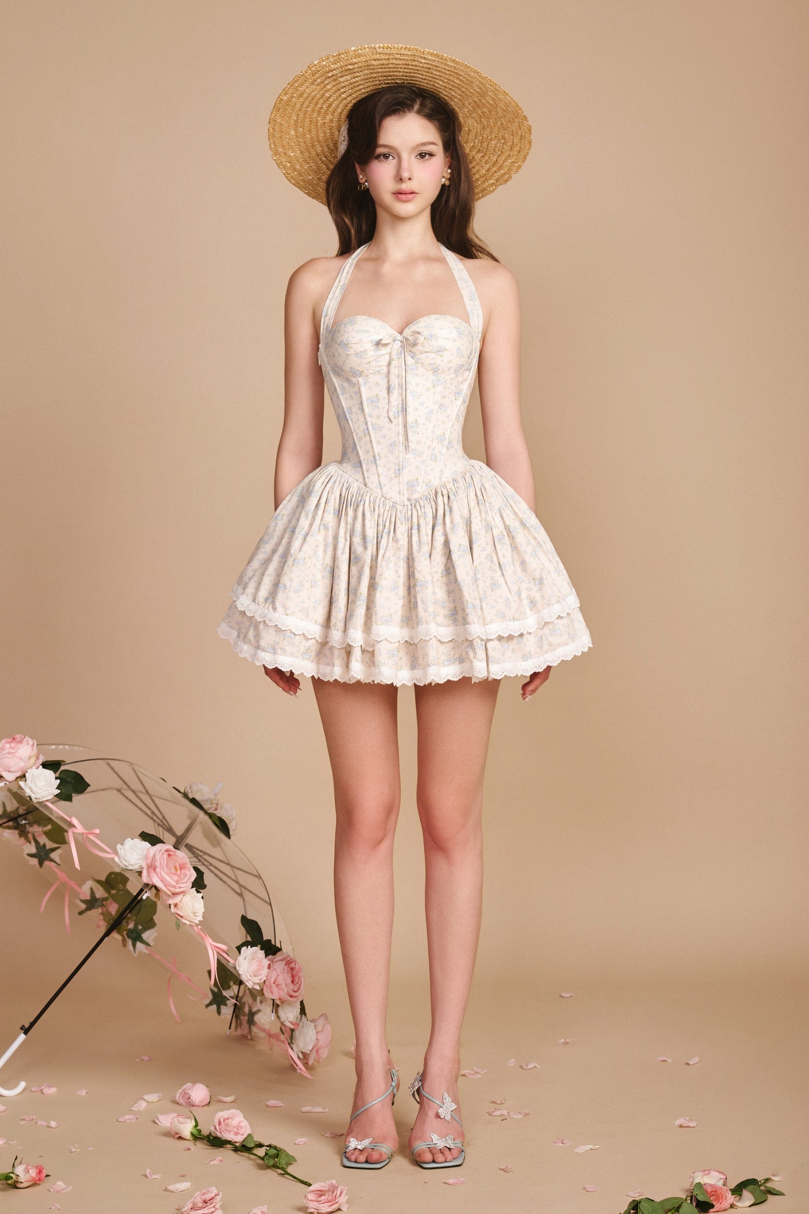 Gabrielle Halter Mini Dress - MEAN BLVD