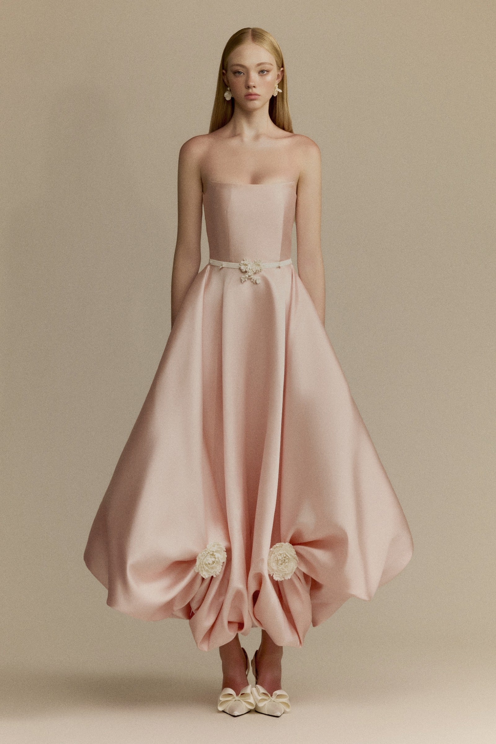 Gardenia Draped Maxi Dress - MEAN BLVD