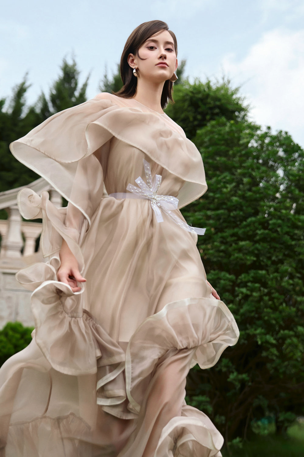 maxi illusion dress Illusion Maxi Dress