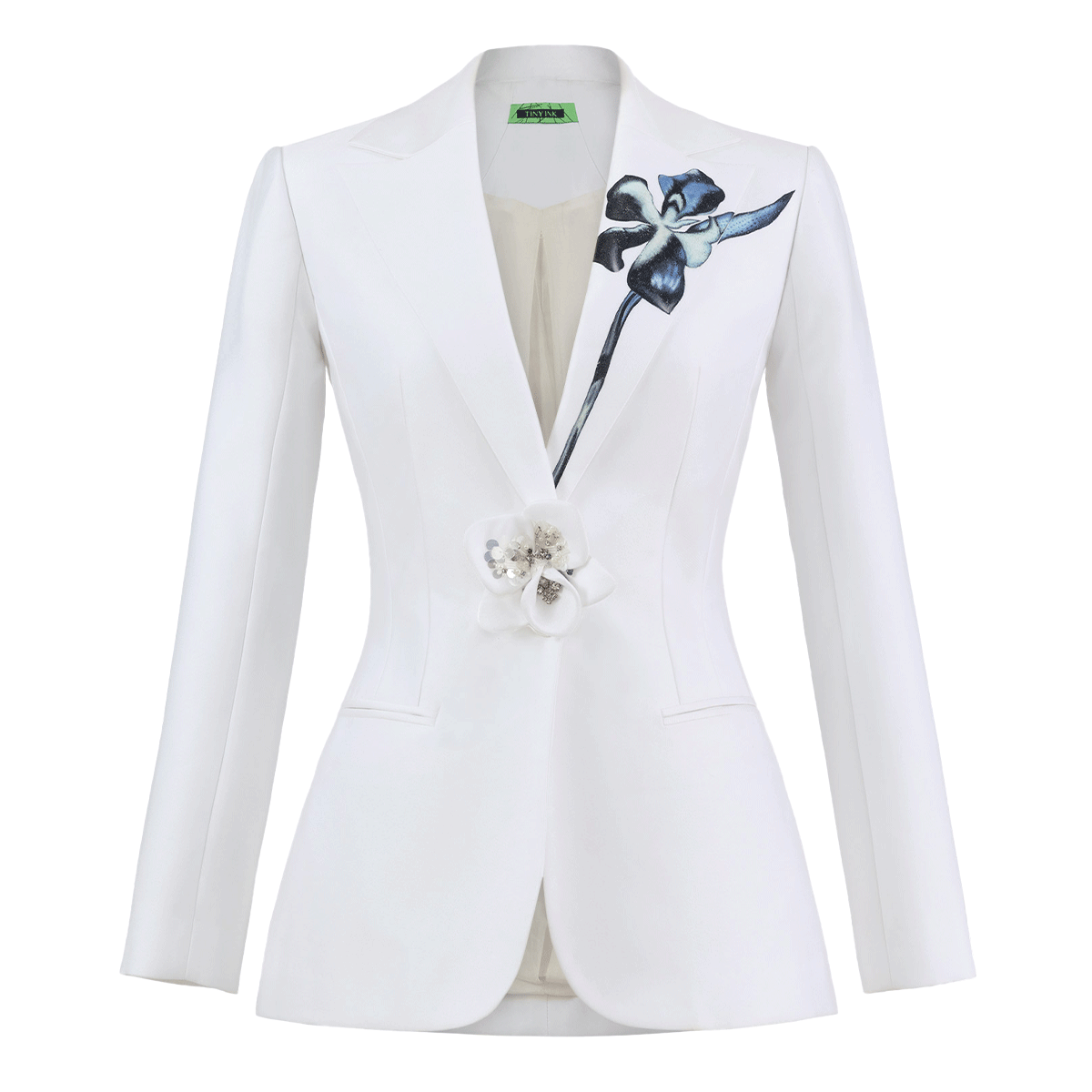 Gesso Applique Blazer - MEAN BLVD