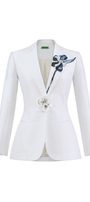 Gesso Applique Blazer - MEAN BLVD